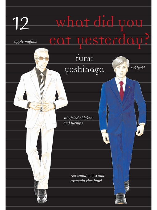 Title details for What Did You Eat Yesterday？, Volume 12 by Fumi Yoshinaga - Available